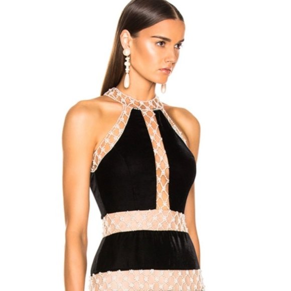 Patbo Patricia Bonaldi Velvet Gown Runway Dress NWT - Picture 4 of 10